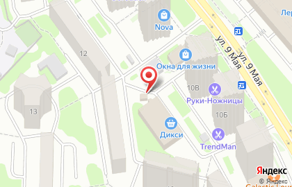 Киоск по продаже колбасных изделий Мясницкий ряд на улице 9 Мая на карте