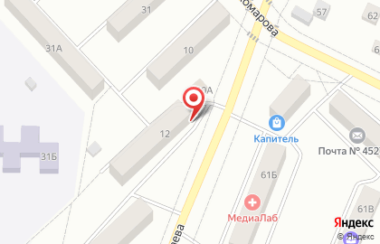 Туймазинская общественная организация ветеранов боевых действий Серпантин на карте