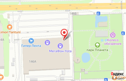 Ресторан быстрого обслуживания Subway на улице Николая Островского на карте