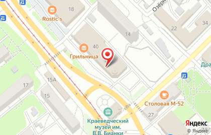 Магазин канцелярских товаров Скрепка на Советской улице на карте