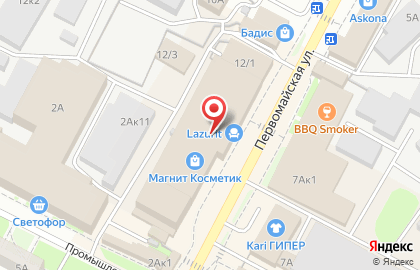 Продюсерский центр развлечений Праздничный переполох на Первомайской улице на карте