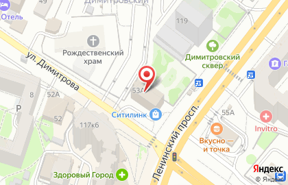 Студия эстетики тела LPG LAB на улице Димитрова на карте
