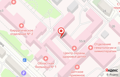 Тюменская областная клиническая больница №1 Детская консультативная поликлиника на улице Котовского на карте