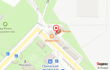 Пиццерия Арлекино в Окском проезде на карте