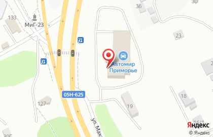 Дилерский центр Mitsubishi Автомир Приморье на карте