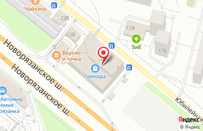 Time street на Новорязанском шоссе на карте