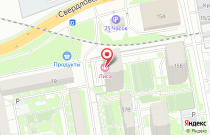 Суши-бар Oki на Свердловской улице на карте