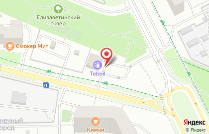 НЕФТЕГАЗ Калининград на Елизаветинской улице на карте