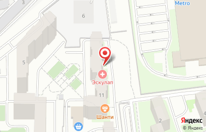 Медицинский центр Эскулап на Олимпийской улице на карте
