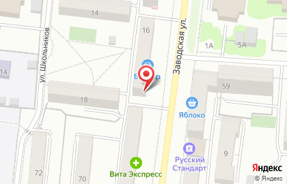 Продовольственный магазин Свердловская птицефабрика в Верх-Исетском районе на карте
