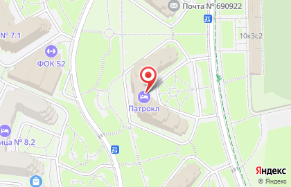 Гостиница Патрокл №2 на карте