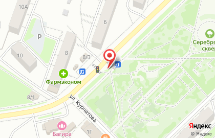 Киоск печатной продукции Лига Пресс в Октябрьском районе на карте