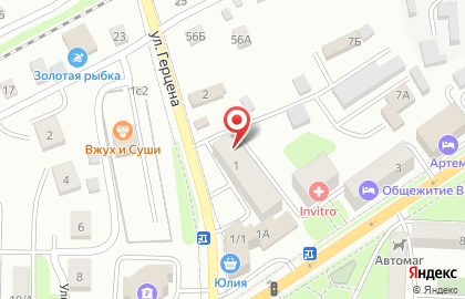 Жозефина во Владивостоке на карте