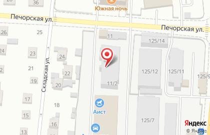 Торговая компания Санк на Печорской улице на карте