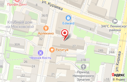 Компания Банковский советник на Московской улице на карте