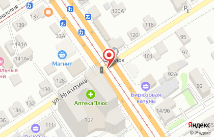 Визит-Тур на улице Никитина на карте
