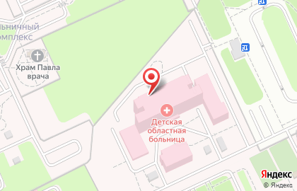 Поликлиника Волгоградская областная детская клиническая больница на улице Землячки на карте