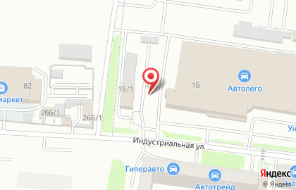 Шиномонтажная мастерская на Индустриальной улице на карте