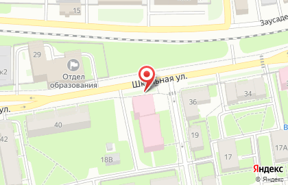 Городская поликлиника №49 на улице Оскаленко на карте