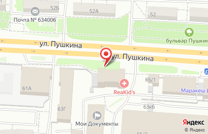 Sela на улице Пушкина на карте