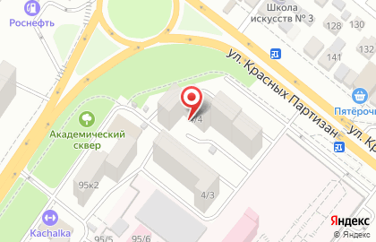 Торгово-монтажная компания Комфорт Сервис на улице Красных Партизан на карте