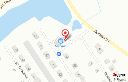 Супермаркет Магнит на улице Думенко на карте