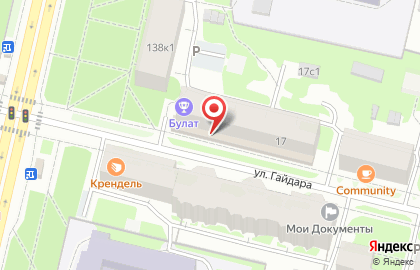 Аптека-дискаунтер Аптечный огород на улице Гайдара на карте