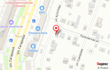 Торговый дом Юкон в Ленинском районе на карте