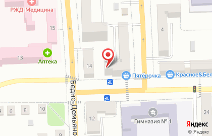 Мясная лавка на улице Ленина на карте