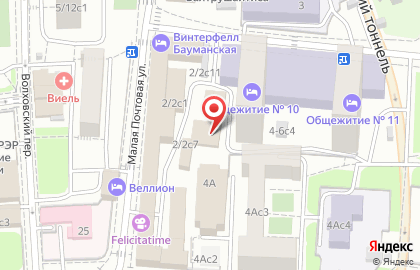 Турфирма Kivi Trevel на Малой Почтовой улице на карте
