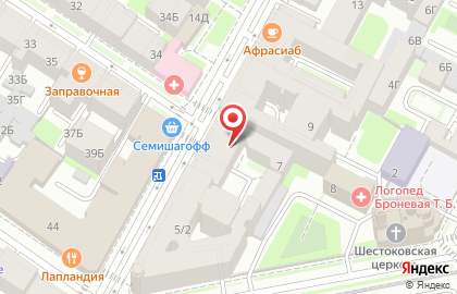 Коллегия адвокатов в Санкт-Петербурге на карте
