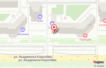 Продуктовый магазин Аппетитный на улице Академика Королёва на карте