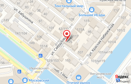 Мусульманская лавка на карте