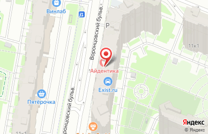 Салон мебели для кухни Монтанья на Воронцовском бульваре на карте