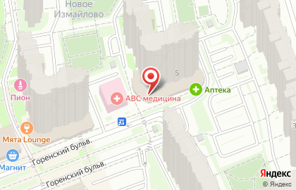 Зоомагазин Petshop.ru на Горенском бульваре на карте