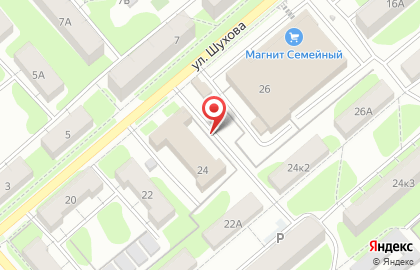 Продуктовый магазин в Туле на карте