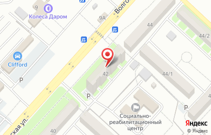 Продуктовый магазин в Оренбурге на карте