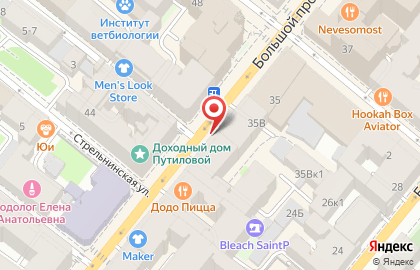 Винный бутик Альта Вина в Петроградском районе на карте
