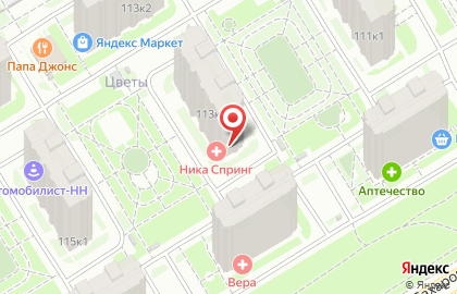 Лаборатория Ника Спринг на улице Академика Сахарова на карте