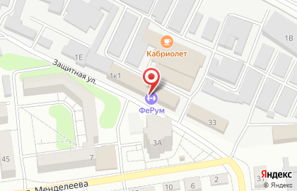 Дальний кордон на улице Менделеева на карте