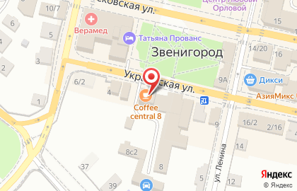 Служба заказа легкового транспорта Элитсервис на Украинской улице на карте
