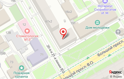 ОАО Фацер в Василеостровском районе на карте