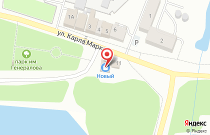 Магазин товаров для дома Новый на карте