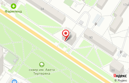 Анита на улице Шаумяна на карте