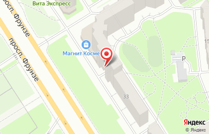 Школа одаренных детей Intellect-School в Фрунзенском районе на карте
