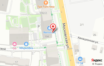 Салон оптики УралОчки на Московской улице на карте