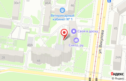 ООО Полюс+ на площади 1905 года на карте