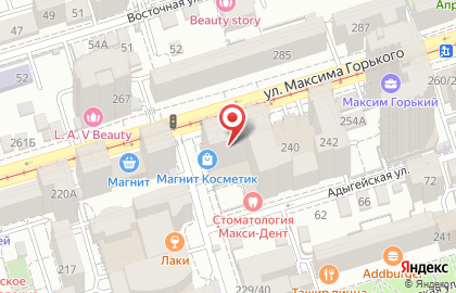 Магазин разливного пива Daviz Beer на улице Максима Горького на карте