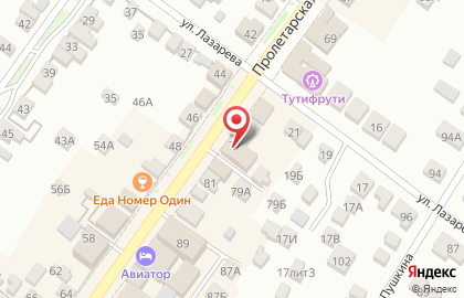 Мебельная компания Лером на Пролетарской улице на карте