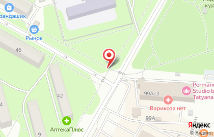 Ромашка на улице Комарова на карте